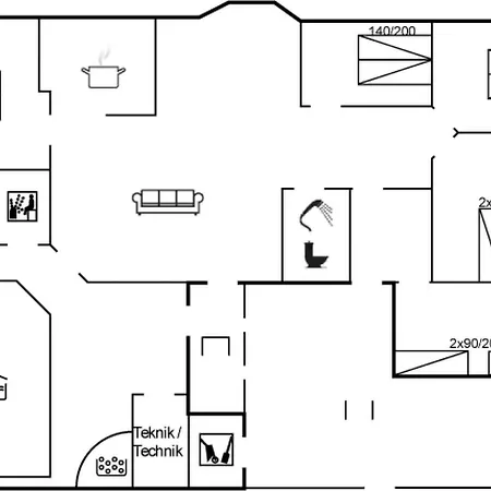 Hébergement de vacances Vicktoria - 500m To The Fjord By Interhome Blåvand